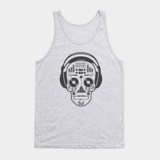 Musical skull Tank Top